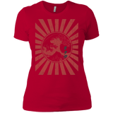 T-Shirts Red / X-Small Otaku Flag Women's Premium T-Shirt