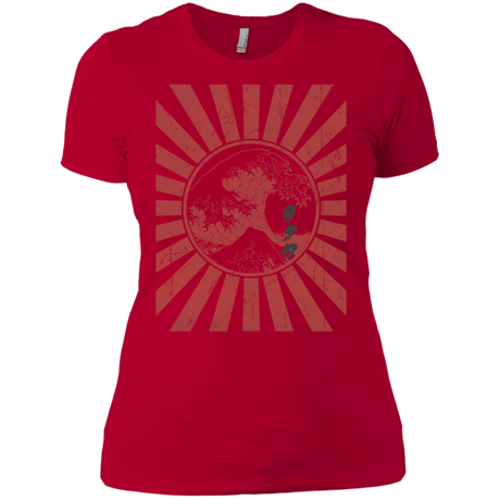 T-Shirts Red / X-Small Otaku Flag Women's Premium T-Shirt