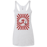 T-Shirts Heather White / X-Small Otaku Flag Women's Triblend Racerback Tank