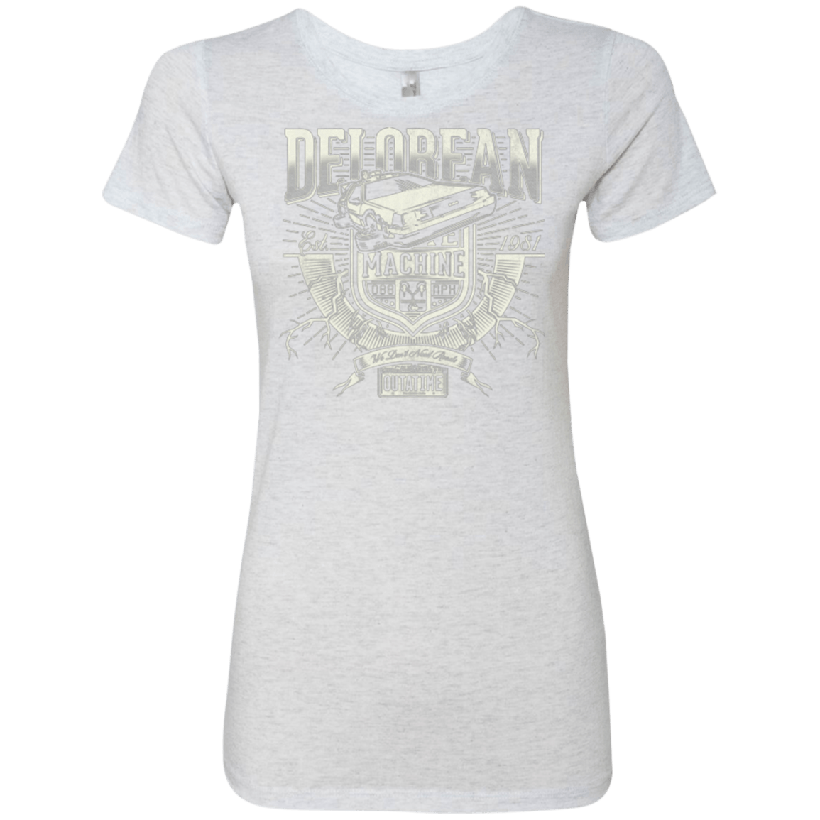 T-Shirts Heather White / Small Outa Time Women's Triblend T-Shirt