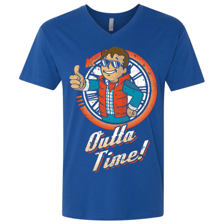T-Shirts Royal / X-Small Outta Time Men's Premium V-Neck