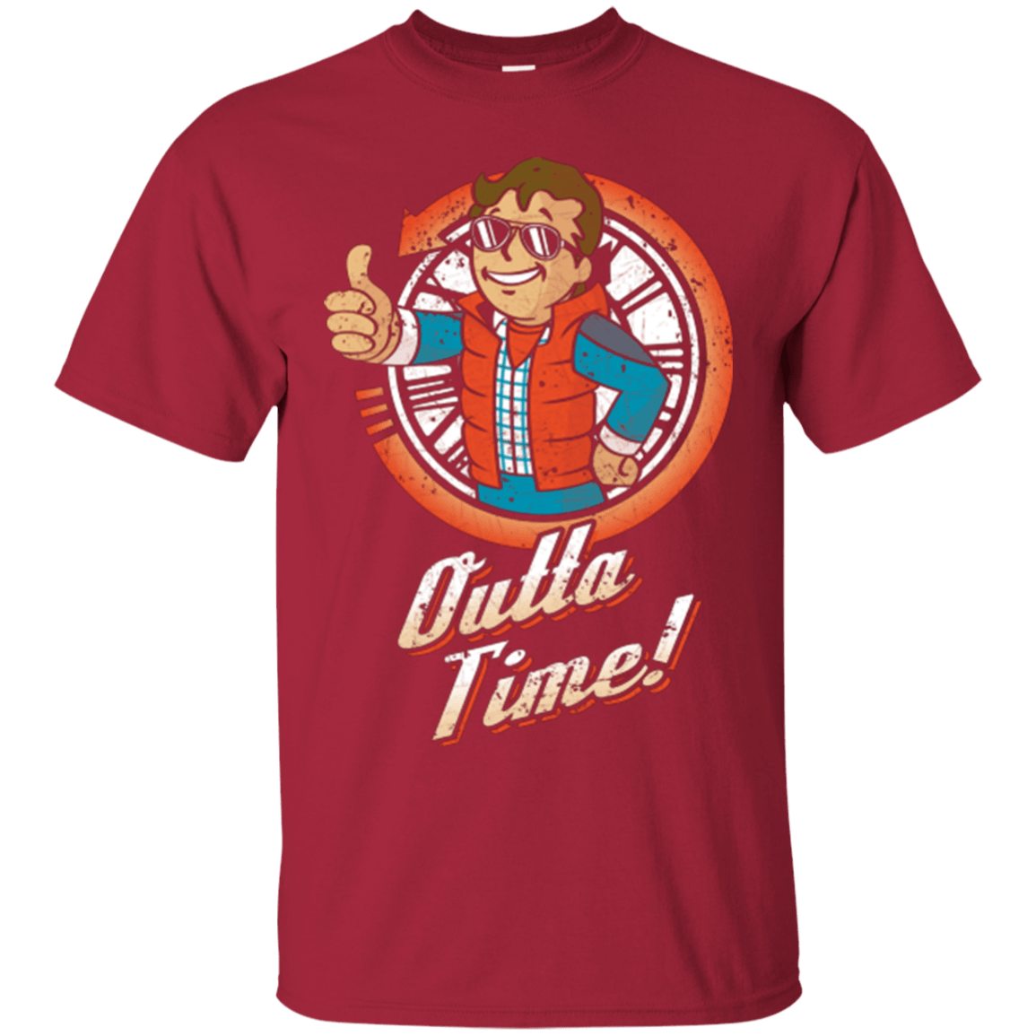 T-Shirts Cardinal / Small Outta Time T-Shirt