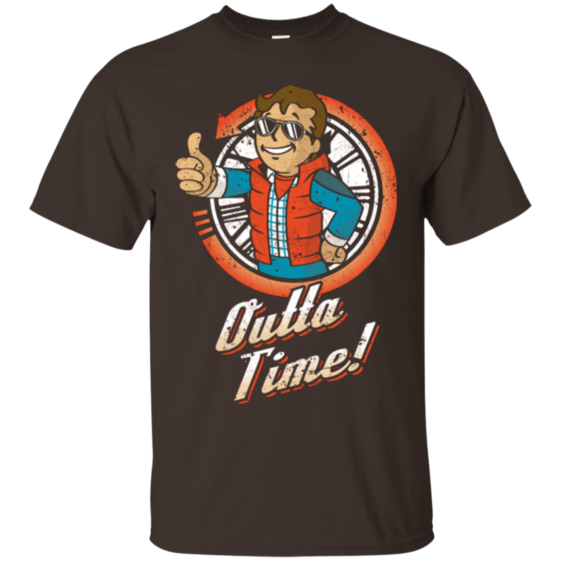 T-Shirts Dark Chocolate / Small Outta Time T-Shirt