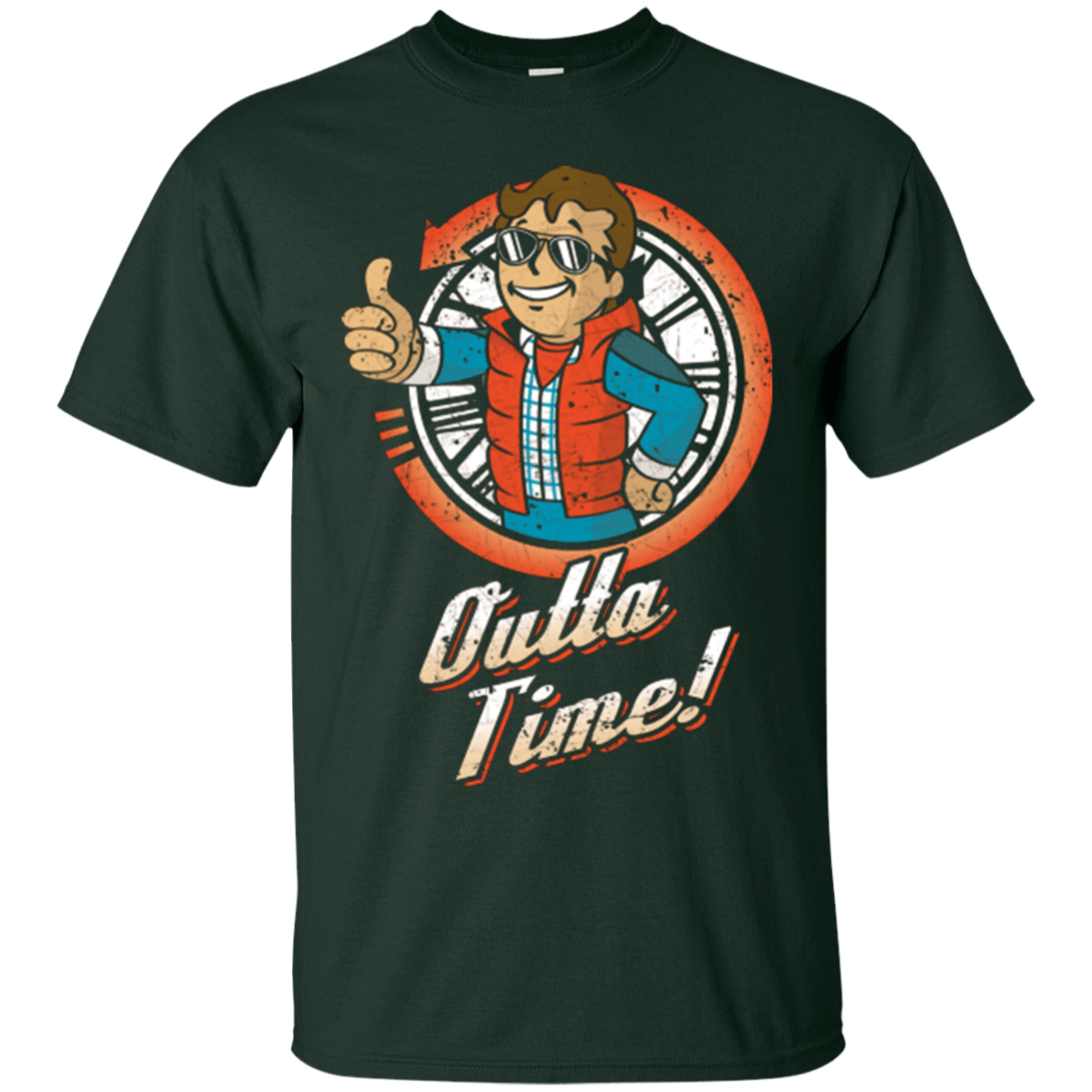 T-Shirts Forest Green / Small Outta Time T-Shirt