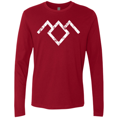 T-Shirts Cardinal / Small Owl Symbol Men's Premium Long Sleeve