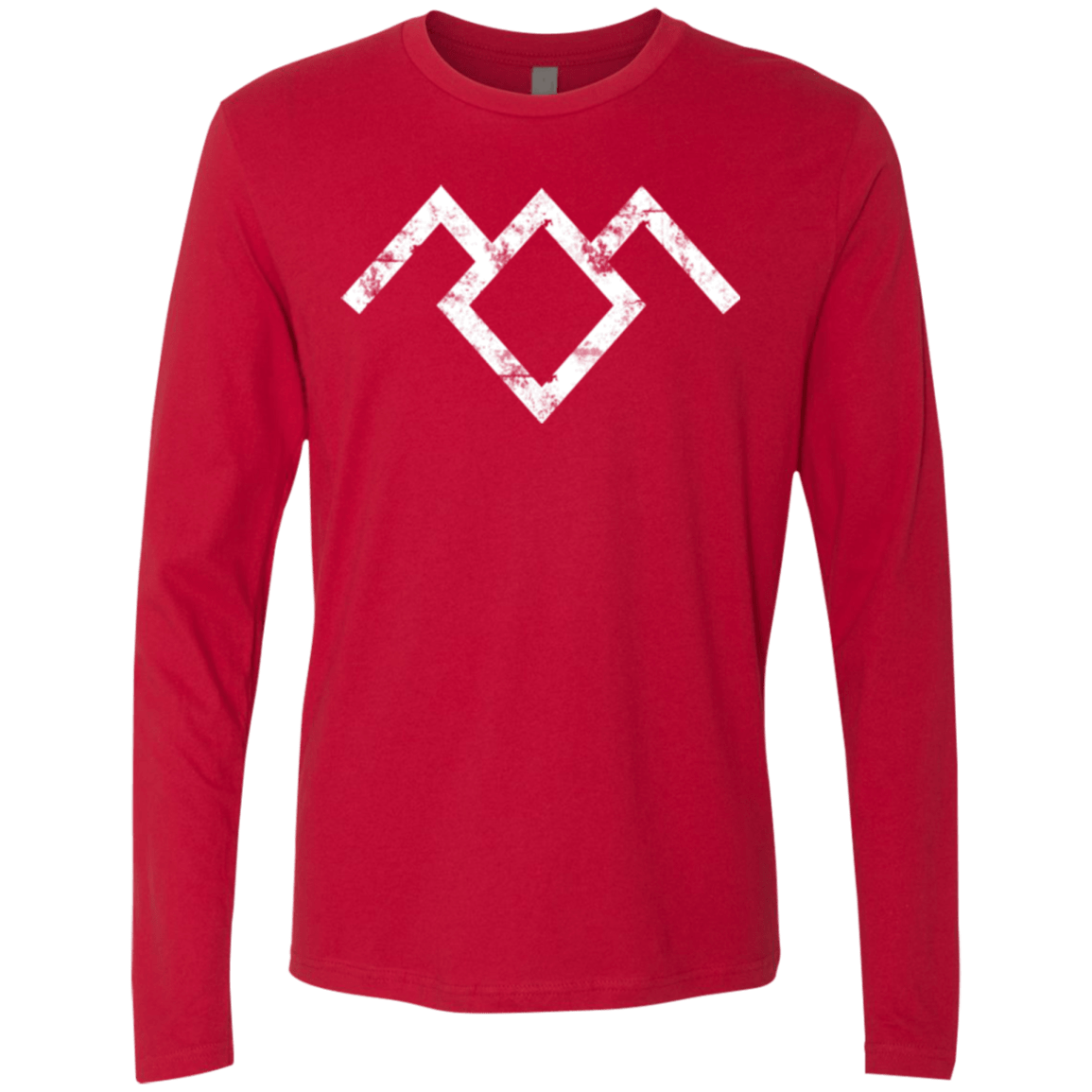 T-Shirts Red / Small Owl Symbol Men's Premium Long Sleeve