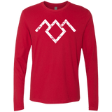 T-Shirts Red / Small Owl Symbol Men's Premium Long Sleeve