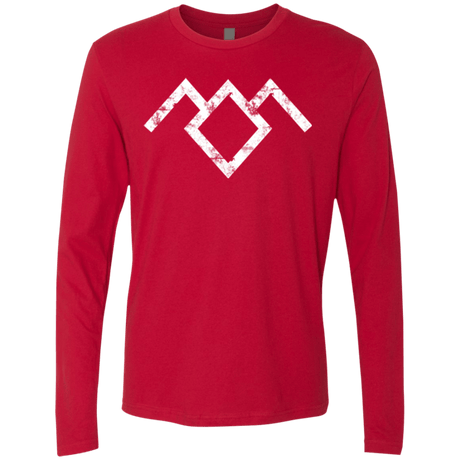 T-Shirts Red / Small Owl Symbol Men's Premium Long Sleeve