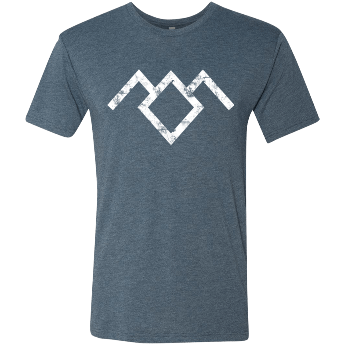 T-Shirts Indigo / Small Owl Symbol Men's Triblend T-Shirt