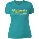 T-Shirts Tahiti Blue / X-Small Oxfords Not Brogues Women's Premium T-Shirt