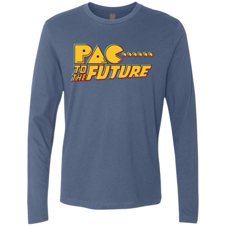 T-Shirts Indigo / Small Pac to the Future Men's Premium Long Sleeve