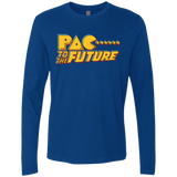 T-Shirts Royal / Small Pac to the Future Men's Premium Long Sleeve