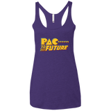 T-Shirts Purple / X-Small Pac to the Future Women's Triblend Racerback Tank
