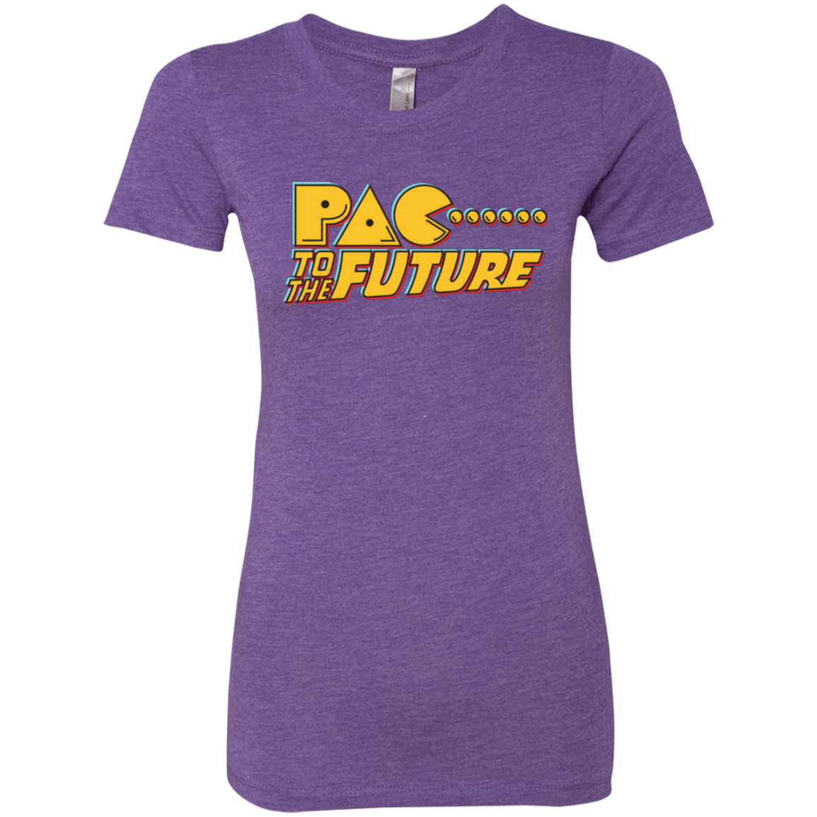 T-Shirts Purple Rush / Small Pac to the Future Women's Triblend T-Shirt