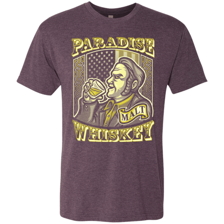 T-Shirts Vintage Purple / Small Paradise Whiskey Men's Triblend T-Shirt