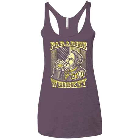 T-Shirts Vintage Purple / X-Small Paradise Whiskey Women's Triblend Racerback Tank