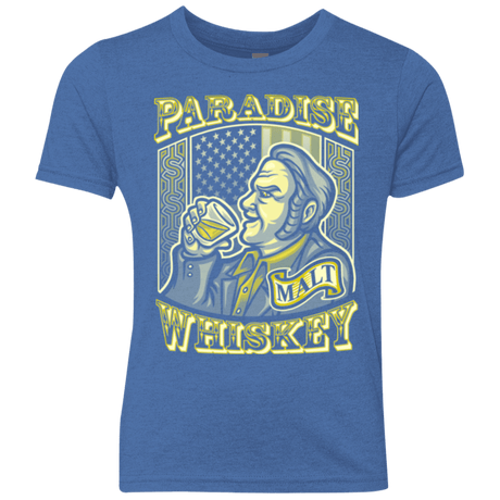T-Shirts Vintage Royal / YXS Paradise Whiskey Youth Triblend T-Shirt
