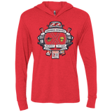 T-Shirts Vintage Red / X-Small Paranormal files Crest Triblend Long Sleeve Hoodie Tee