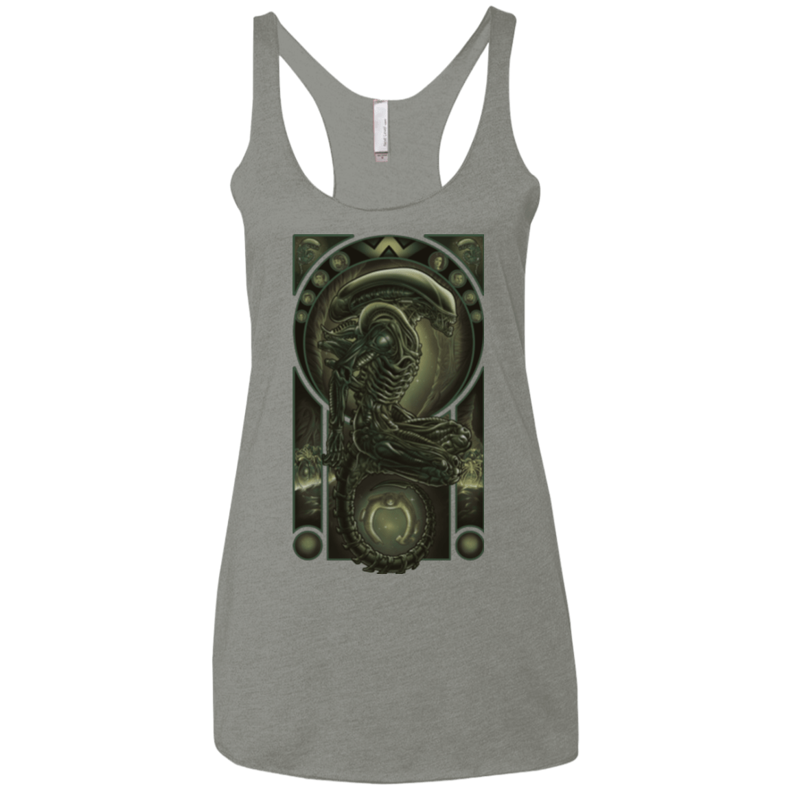 T-Shirts Venetian Grey / X-Small Parasite Women's Triblend Racerback Tank