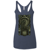 T-Shirts Vintage Navy / X-Small Parasite Women's Triblend Racerback Tank