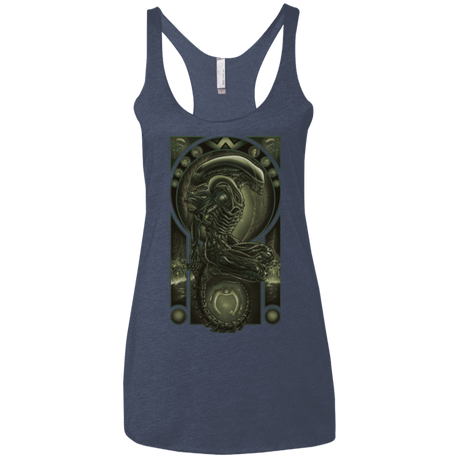 T-Shirts Vintage Navy / X-Small Parasite Women's Triblend Racerback Tank