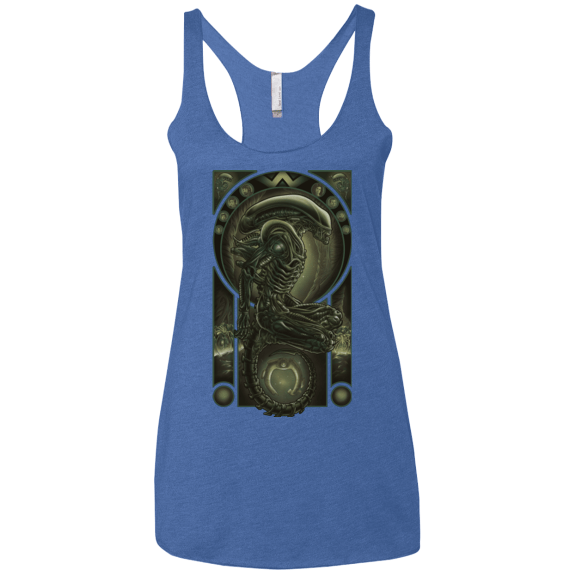 T-Shirts Vintage Royal / X-Small Parasite Women's Triblend Racerback Tank
