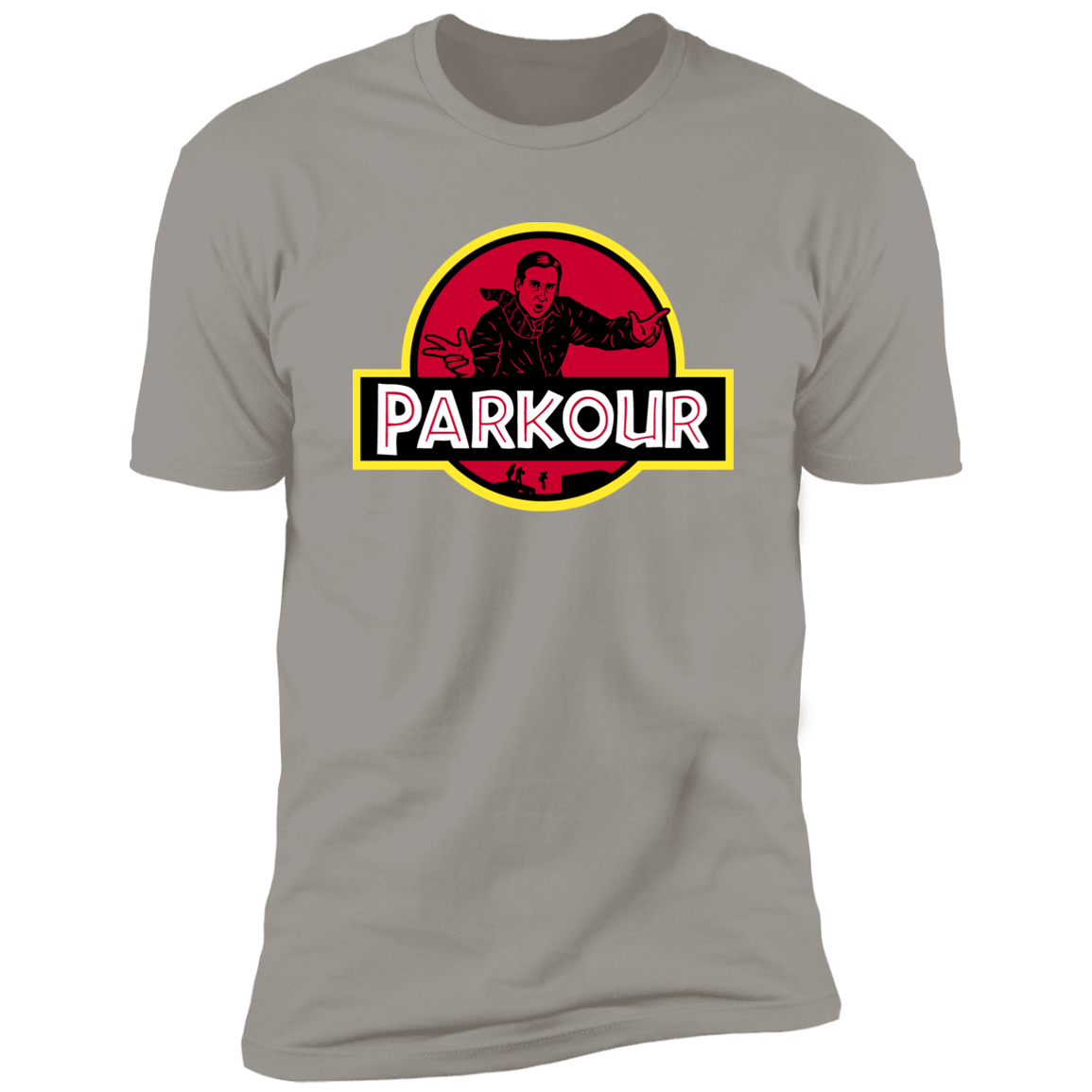 T-Shirts Light Grey / S Parkour Men's Premium T-Shirt