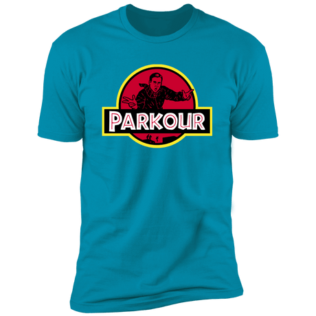T-Shirts Turquoise / S Parkour Men's Premium T-Shirt