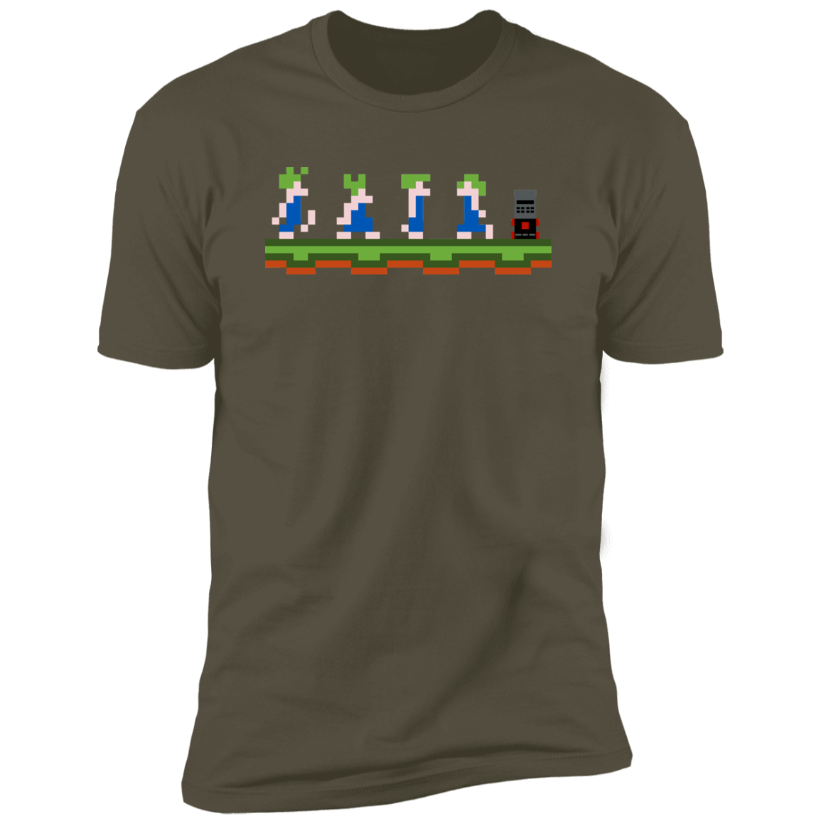 T-Shirts Military Green / S Pass Denied Men's Premium T-Shirt