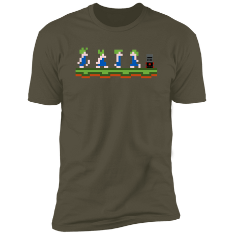 T-Shirts Military Green / S Pass Denied Men's Premium T-Shirt