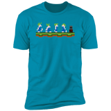 T-Shirts Turquoise / S Pass Denied Men's Premium T-Shirt