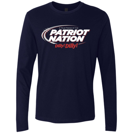 T-Shirts Midnight Navy / Small Patriot Nation Dilly Dilly Men's Premium Long Sleeve