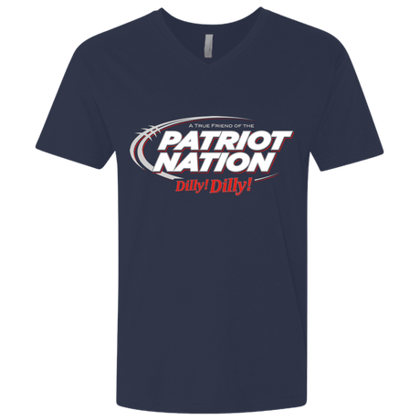 T-Shirts Midnight Navy / X-Small Patriot Nation Dilly Dilly Men's Premium V-Neck