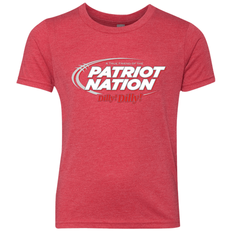 T-Shirts Vintage Red / YXS Patriot Nation Dilly Dilly Youth Triblend T-Shirt