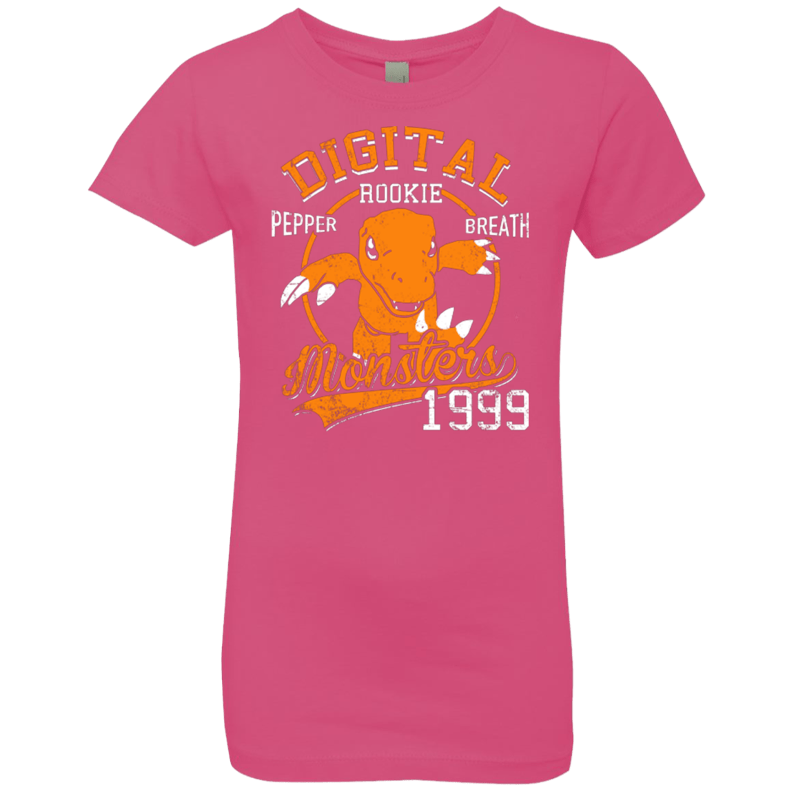 T-Shirts Hot Pink / YXS Pepper Breath Girls Premium T-Shirt