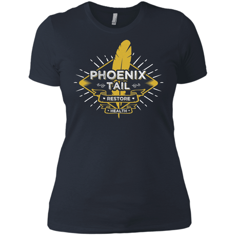 T-Shirts Indigo / X-Small Phoenix Tail Women's Premium T-Shirt