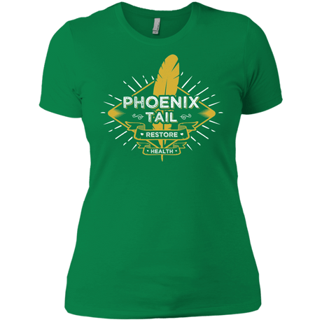 T-Shirts Kelly Green / X-Small Phoenix Tail Women's Premium T-Shirt