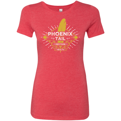 T-Shirts Vintage Red / Small Phoenix Tail Women's Triblend T-Shirt