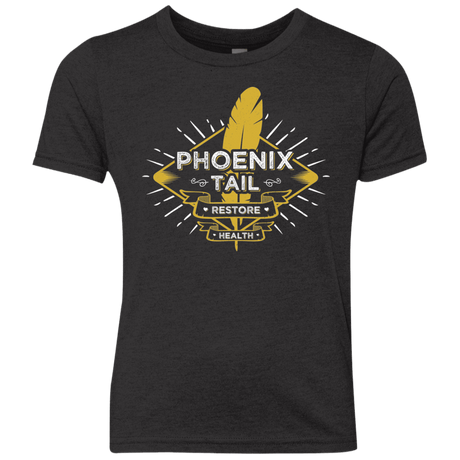 T-Shirts Vintage Black / YXS Phoenix Tail Youth Triblend T-Shirt