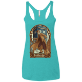 T-Shirts Tahiti Blue / X-Small Physicker Whom Women's Triblend Racerback Tank