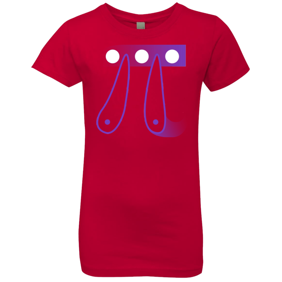 T-Shirts Red / YXS Pi Ball Girls Premium T-Shirt