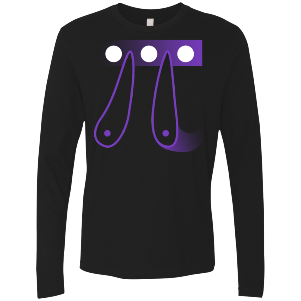 T-Shirts Black / Small Pi Ball Men's Premium Long Sleeve