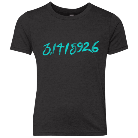 T-Shirts Vintage Black / YXS Pi Date Youth Triblend T-Shirt