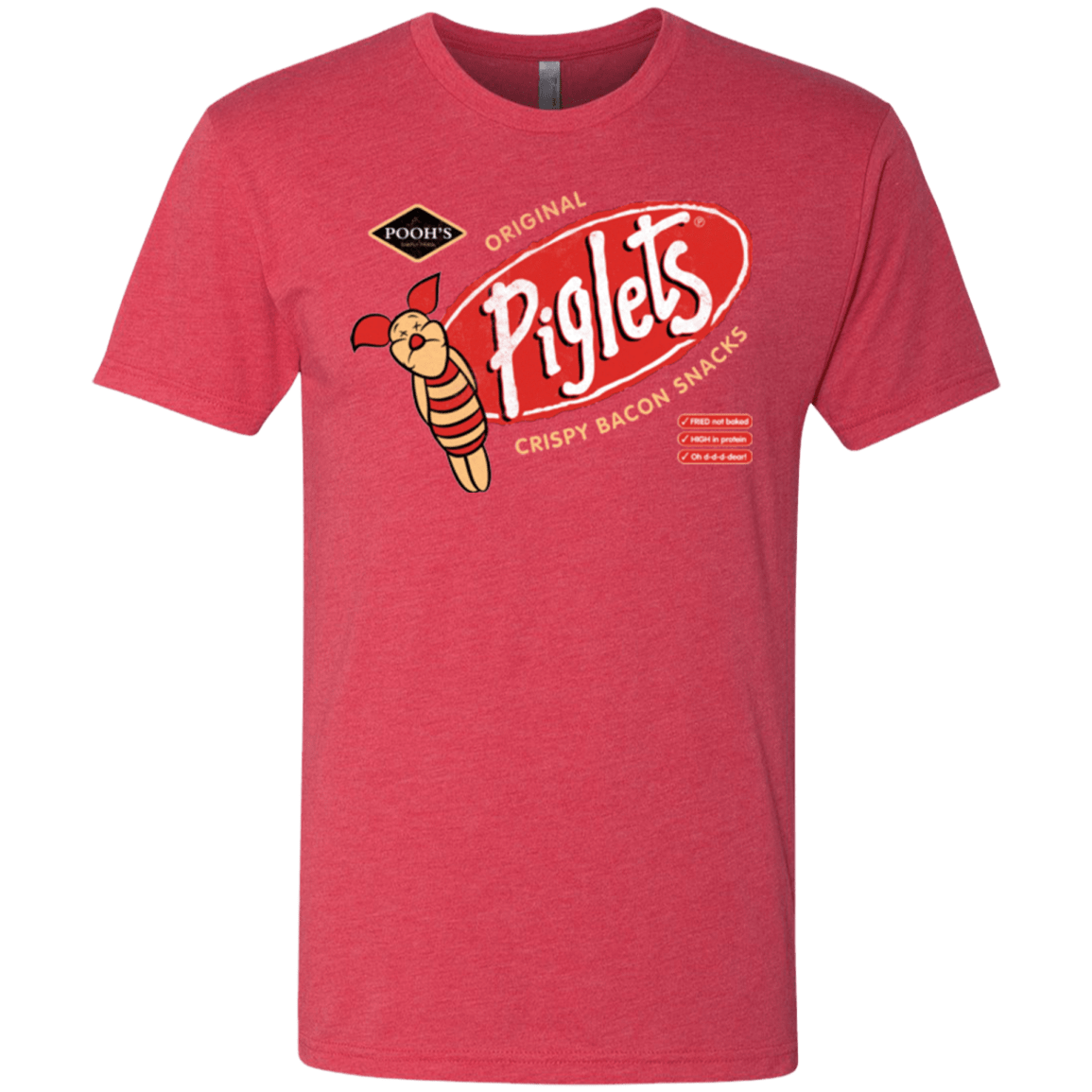 T-Shirts Vintage Red / Small Pigsnacks Men's Triblend T-Shirt