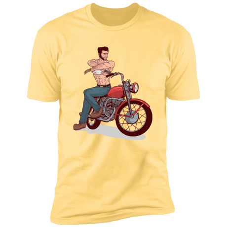 T-Shirts Banana Cream / S Pin-up Wolverine Men's Premium T-Shirt