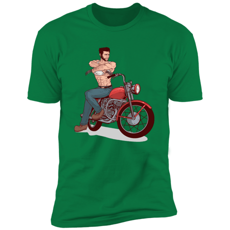 T-Shirts Kelly Green / S Pin-up Wolverine Men's Premium T-Shirt