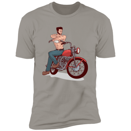 T-Shirts Light Grey / S Pin-up Wolverine Men's Premium T-Shirt