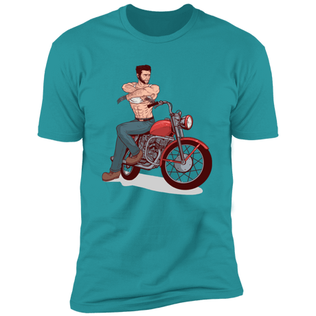 T-Shirts Tahiti Blue / S Pin-up Wolverine Men's Premium T-Shirt