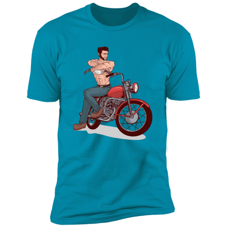 T-Shirts Turquoise / S Pin-up Wolverine Men's Premium T-Shirt