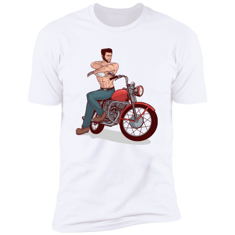 T-Shirts White / S Pin-up Wolverine Men's Premium T-Shirt